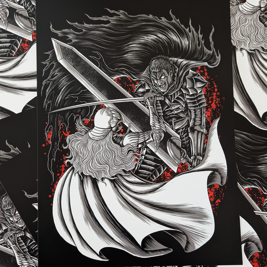 GUTS VS GRIFFITH - A3 Print