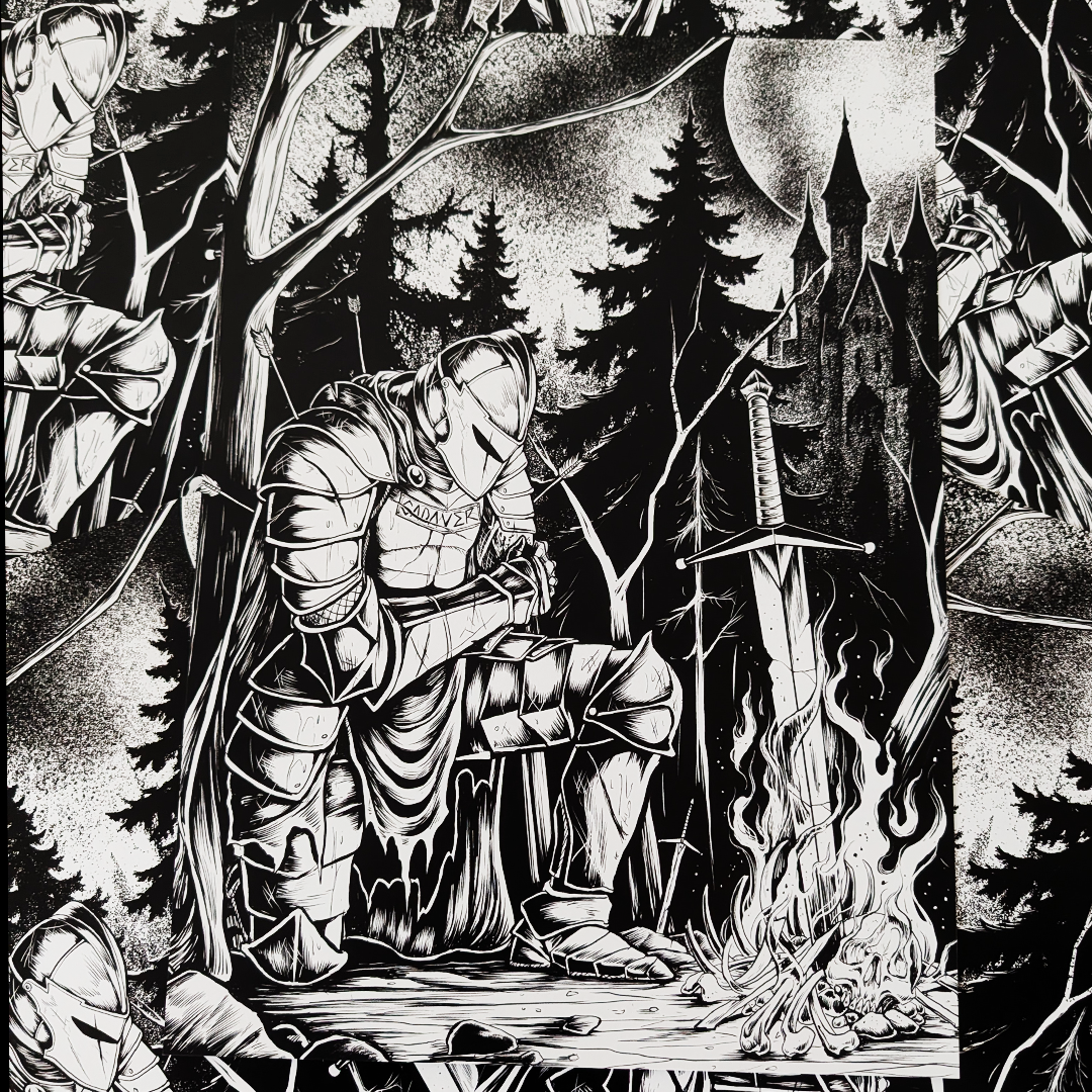 KNIGHTS REST - A3 Print