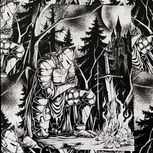 KNIGHTS REST - A3 Print