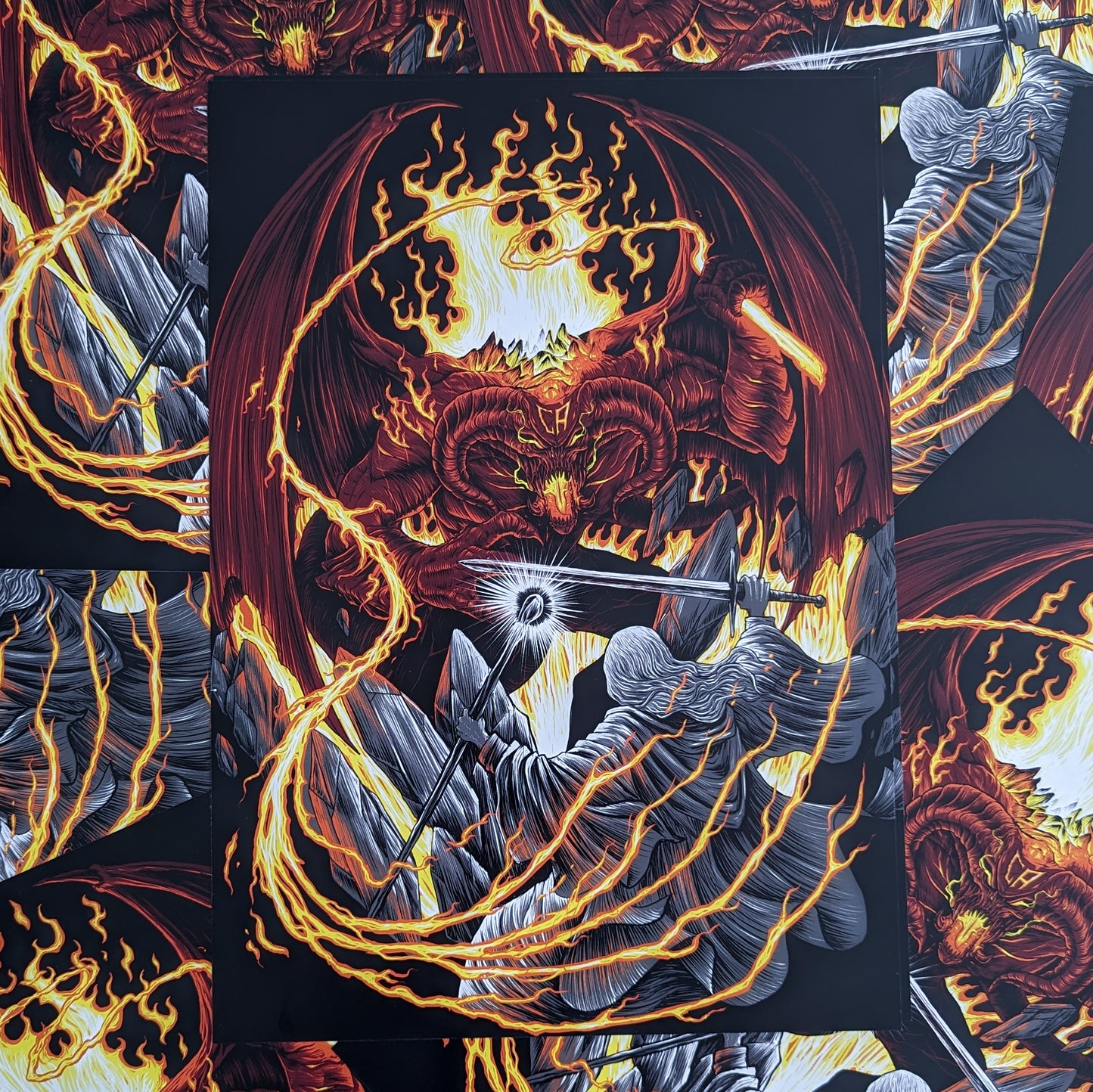 SHADOW & FLAME - A3 Print