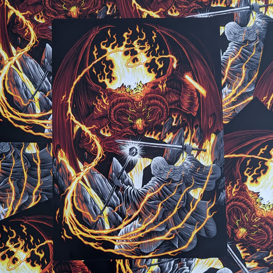 SHADOW & FLAME - A3 Print